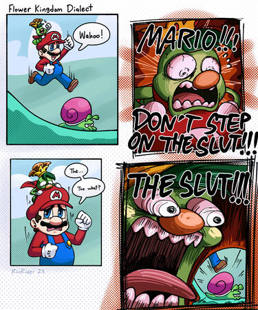 Mario Wonder comic Mario Wonder comic