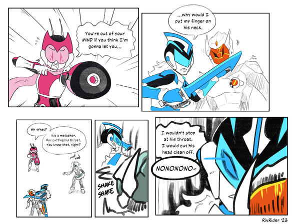 Crash Buster sketch comic Crash Buster sketch comic