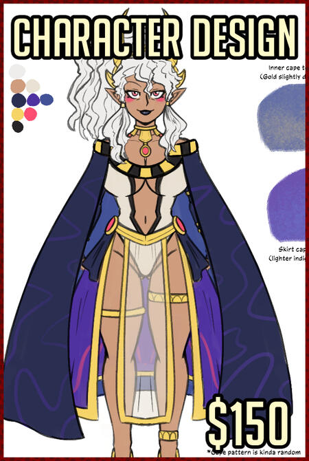 Character Design (Base: $150)